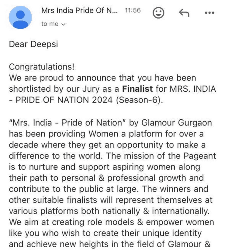 Mrs. India Finalist 2024 Image 2